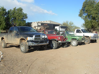 vehicles used for hunting in mexico trips